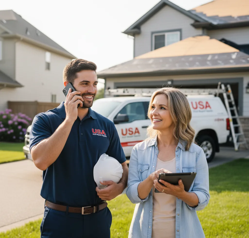 USA Roof Repair Experts customer support in Knoxville